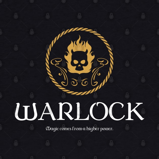 Warlock Warlocks Magic Dungeons Crawler and Dragons Slayer by pixeptional